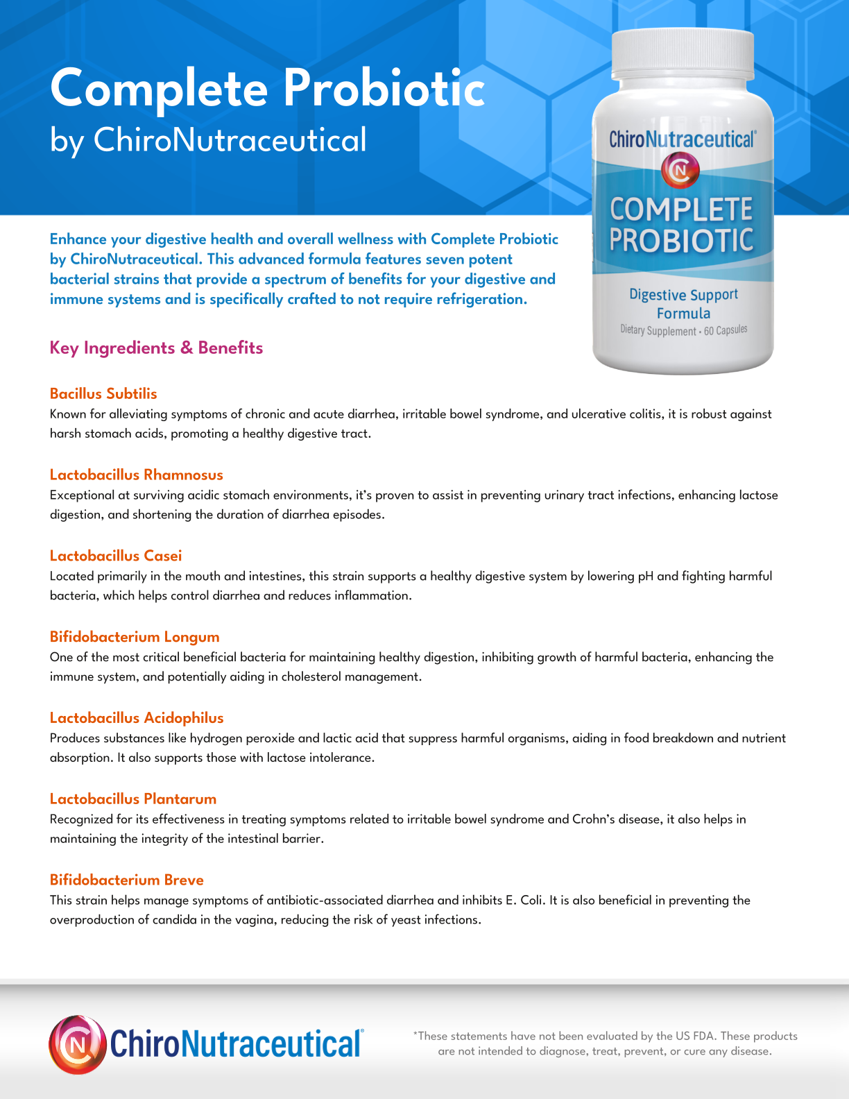 Complete Probiotic - Comprehensive 7 Strain Probiotic