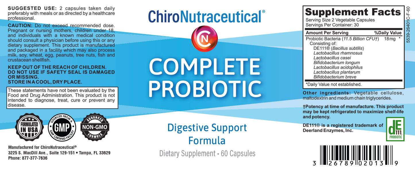 Complete Probiotic - Comprehensive 7 Strain Probiotic