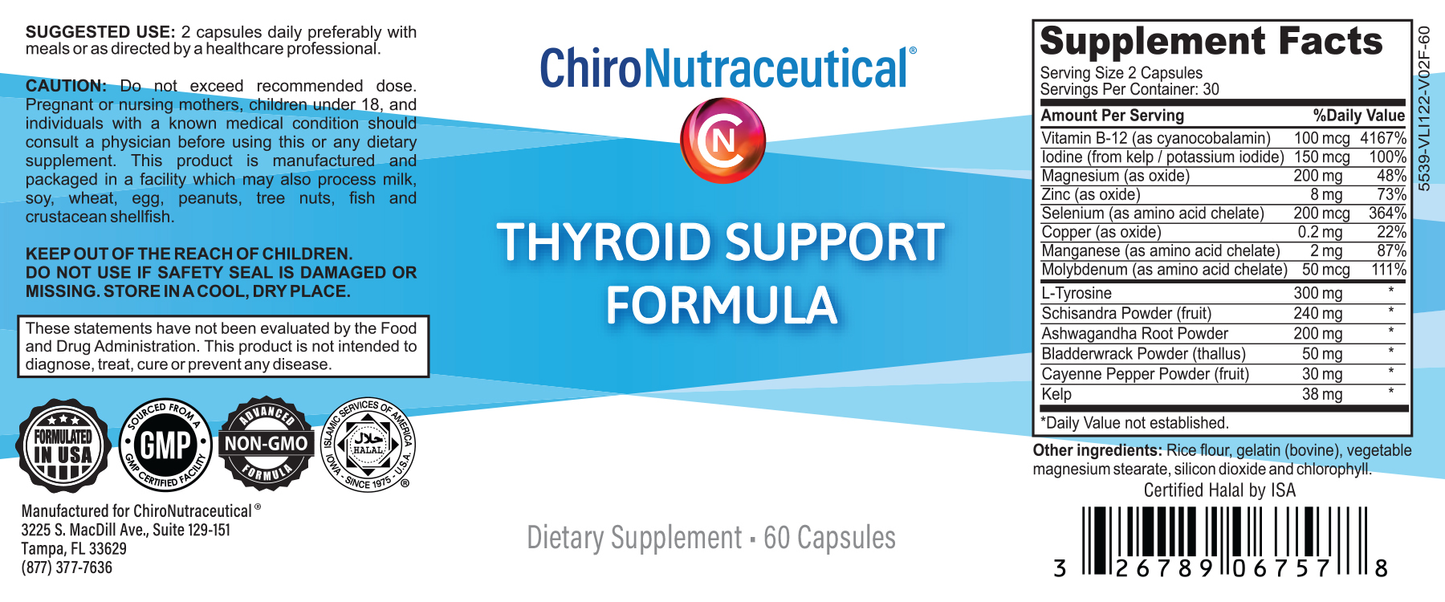 Thyroid Support - Comprehensive Thyroid Support Formulation